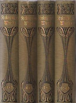 Shakespeares sämtliche dramatische Werke [12 Teilbände in 4 Büchern - komplett].