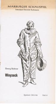 Marburger Schauspiel; Spielzeit 1963/64, Heft 8: Georg Büchner. Woyzeck (Programmheft)