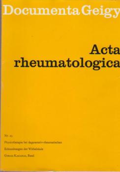 Physiotherapie bei degenerativ-rheumatischen Erkrankungen der Wirbelsäule.