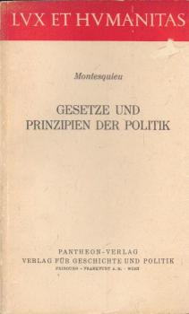 Gesetze und Prinzipien der Politik.