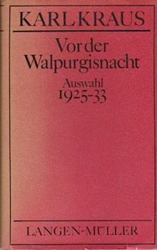 Vor der Walpurgisnacht.