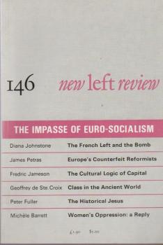 New left review 146. The Impasse of Euro-Socialism.