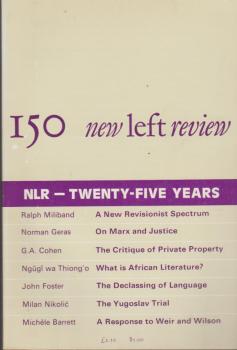 New left review; Number 150, March/ April 1985.