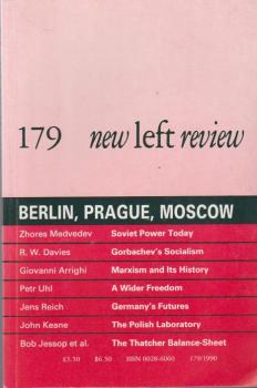New left review; Number 179, January/ February 1990. Berlin, Prague, Moscow.