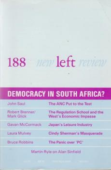 New left review; Number 188, July / August 1991. Democracy in south africa?