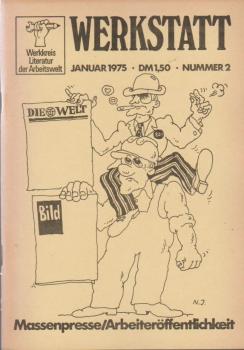 Werkstatt Nr. 2, Januar 1975: Massenpresse/ Arbeiteröffentlichkeit