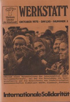 Werkstatt Nr. 5, Okt. 1975: Internationale Solidarität.