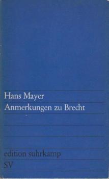 Anmerkungen zu Brecht.