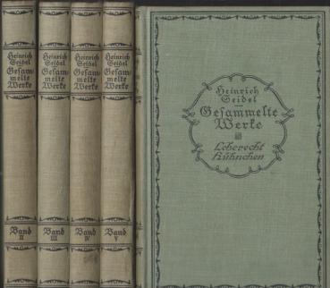 Gesammelte Werke. Bde. 1-5.