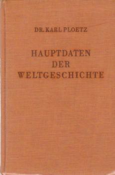 Hauptdaten der Weltgeschichte.