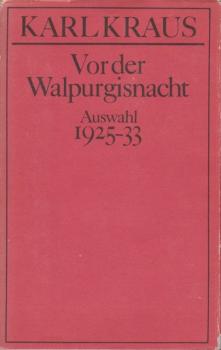 Ausgewählte Werke; Teil: Bd. 3., Vor der Walpurgisnacht : 1925 - 1933.