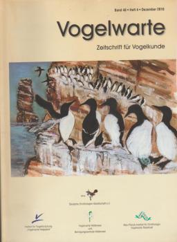 Vogelwarte. Zeitschrift für Vogelkunde; Band 48, Heft 4 Dez. 2010.