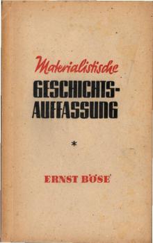 Materialistische Geschichtsauffassung : Eine kritische Einf.