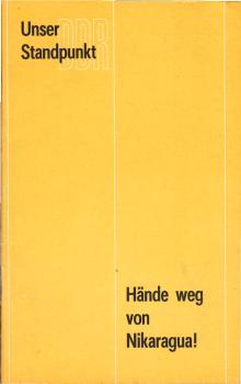 Hände weg von Nikaragua!