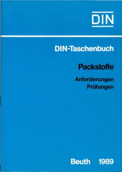 Packstoffe : Anforderungen, Prüfungen ; Normen.