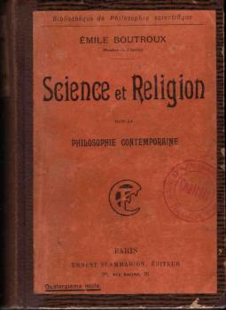 Science et Religion dans la Philosophie Contemporaine