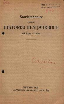 Studien zur Geschichte der abendländischen Kaiserkrönung : 2. Zur Topographie der Kaiserkrönung. (Sonderabdruck aus den Historischen Jahrbuch ; Bd.45 / H. 1)