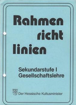 Rahmenrichtlinien; Teil: Sekundarstufe 1.