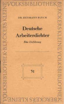 Deutsche Arbeiterdichter : Eine Einführung.