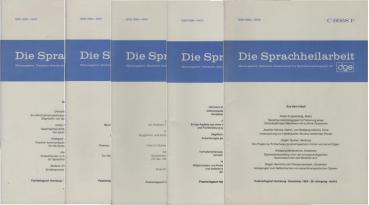 Die Sprachheilarbeit. 28. Jg. [5 von 6 Hefte]