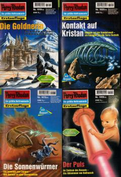 Perry Rhodan-Heftserie ; 4 Heftromane (Nr. 1919, 1920, 1976, 1999).