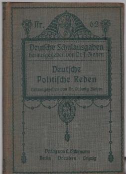 Deutsche politische Reden des 19. Jahrhunderts.
