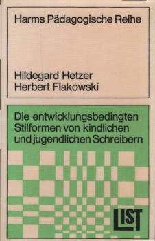 Die entwicklungsbedingten Stilformen von kindlichen und jugendlichen Schreiben.