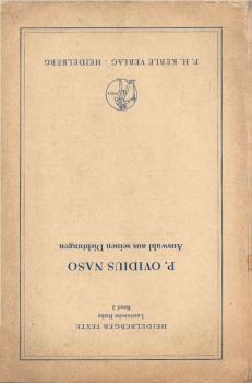 Publius Ovidius Naso : Ausw. aus seinen Dichtungen.