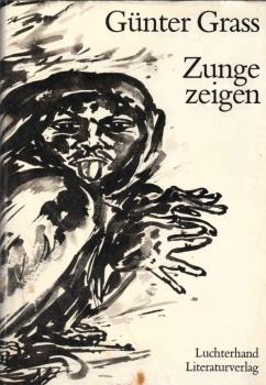 Zunge zeigen.