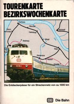 Tourenkarte, Bezirkswochenkarte : d. Entdeckerpässe für e. Streckennetz von ca. 1000 km.