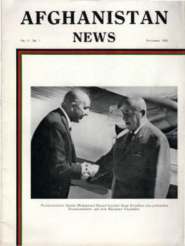 Afghanistan News ; Nr. 11, Bd. 1. November 1960.