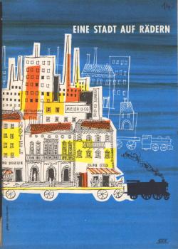 Eine Stadt auf Rädern. Gute Reise! Deutsche Bundesbahn. (Werbeschrift)