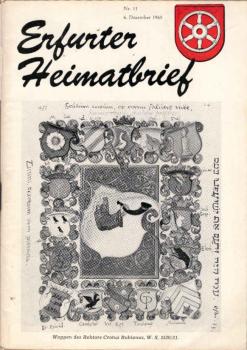 Erfurter Heimatbrief Nr. 11, 6. Dezember 1965
