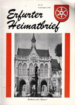 Erfurter Heimatbrief Nr. 31, 6. Dezember 1975