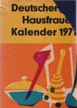 Deutscher Hausfrauen Kalender 1971, 19. Jahrgang