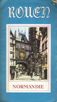 Rouen [Broschüre mit Stadtkarte].