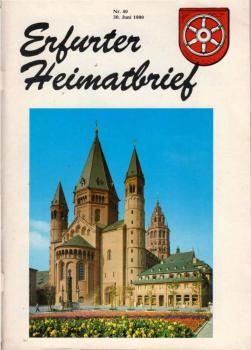 Erfurter Heimatbrief Nr. 40, 30. Juni 1980
