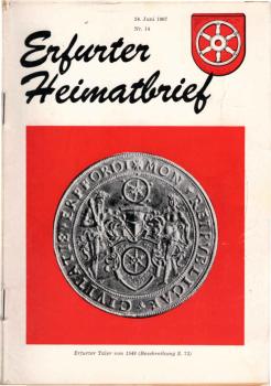 Erfurter Heimatbrief Nr. 14, 24. Juni 1967