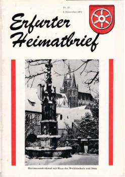 Erfurter Heimatbrief Nr. 25, 6. Dezember 1972