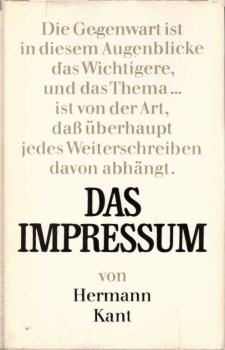 Das Impressum : Roman.