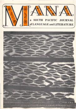 Mana : a South Pacific journal of language and literature ; Vol. 5, No. 1.