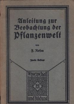 Anleitung zur Beobachtung der Pflanzenwelt.