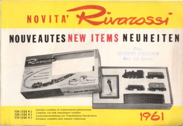 Novita Rivarossi. Nouveautes, New Items, Neuheiten 1961.