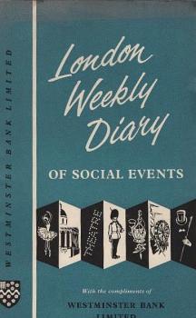 London Weekly Diary of Social Evants; Sunday, July 15 to Saturday, July 21 1962