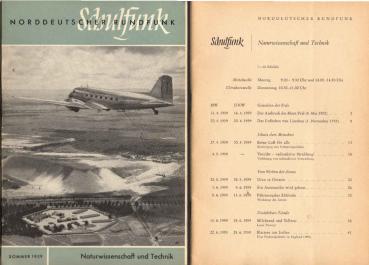 Sendereihe: Naturwissenschaft und Technik. Sommer 1959.