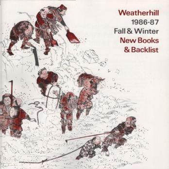 Weatherhill 1986-87 Fall & Winter. New Books & Backlist