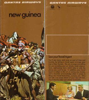 Qantas Airways. New Guinea [Prospekt].