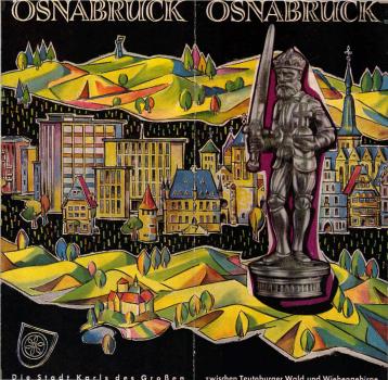 Osnabrück : Die Stadt Karls des Großen - zwischen Teutoburger Wald und Wiehengebirge.[Faltprospekt]