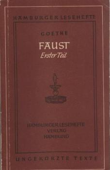Faust : Der Tragödie erster Teil.