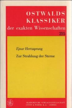 Zur Strahlung der Sterne : 3 Arbeiten.